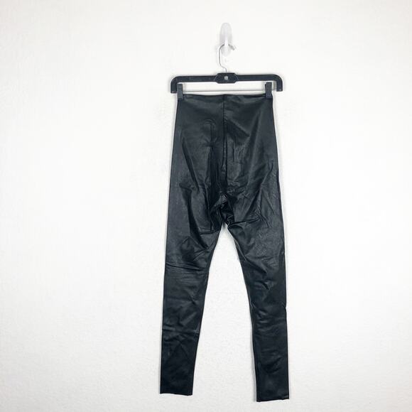 Commando Black Perfect Control Faux Leather High Rise Legging Medium - Picture 12 of 13